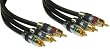 Component Video Cable Premium Grade 24K Gold, CL2, 35 ft