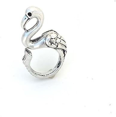 Wear Felicity - Flamingo Ring - Silver Tone