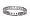 1.10 cts Round Diamonds Eternity Band in 18k White Gold Size 5.5 FREE GIFT BAG!