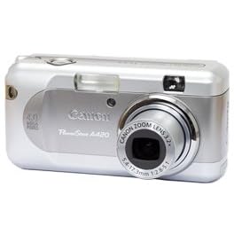 Canon Power Shot A420 4 Megapixel 3.2x Digital Camera USA - Canon A420 Powershot