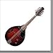 Stagg M50E Electro Acoustic Bluegrass Mandolin Redburst