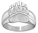 Montana Grizzlies "Grizzlie Paw" Men's Ring Size 1...