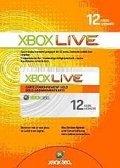 Childrens Toyshop  Third Party New : Carte Xbox 360 Abonnement 12 Mois