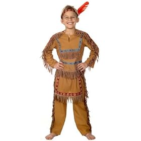 Indian Boy with feather headband Indian Boy with feather headband