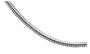 14k White Gold 1.6mm Italian Round Snake Chain Necklace, 18"