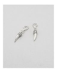 Fang Charm In 92.5 Sterling Silver