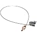 Justrite 08501 3' Long Flexible Bonding Wire With ''C''- 5/8" Clamp And 5/8" Clip