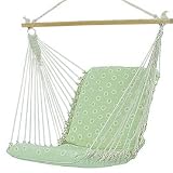 Weather Resistant Single Cushioned Swing - Lime Calypso Tropical Breeze Collection