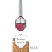 Freud 39-502 3/4-Inch Diameter Top Bearing Cove and Bead Groove Router Bit with 1/4-Inch Shank