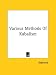 Book Various Methods Of Kabalism