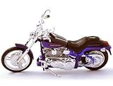 Die-cast Model Harley Davidson FXSTDE CVO (1:18 scale in Purple)