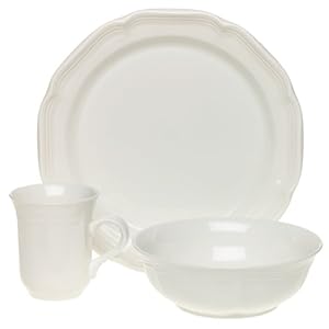 Mikasa French Countryside 12-Piece Dinnerware Set, Service for 4