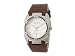 Kahuna KUS-0005G Mens White Dial Brown Leather Strap Watch