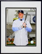 Photofile New York Yankees Mark Teixeira Press Conference Matted 8X10 Photo In Aluminum Frame