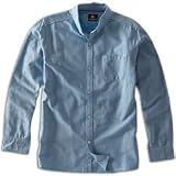 Quicksilver Men's Ole Oxford Woven Blue Button Up Dress Shirt 109949-BLU