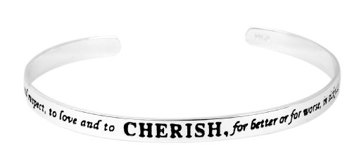 Sterling Silver “To Have And To Hold” Cuff Bracelet