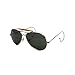 Green Lenses Military Air Force Aviator Sunglasses