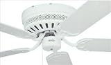 52 Traditional Snugger - 52 Traditional Snugger-Appliance White Finish-Appliance White / Bleached Oak Blades