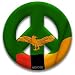 Peace Sign Magnet of Zambia by MEYOTO