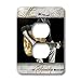 Doreen Erhardt Musicians - Music Fills Your Soul Guitar Musician - Light Switch Covers - 2 plug outl
