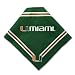 Officially Licensed University of Miami Hurricanes Dog Bandana - Medium/Large