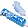 Blue - Nintendo Wii Protection Sleeve for Remote Controller & Nunchuk Silicone Skins