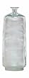 Clear Spanish Recycled Glass Vase 18.5"H