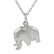Sterling Silver Elephant Necklace