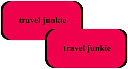 Velcro Luggage Comfort Luggage Handle Wrap - Set of 2 - Travel Junkie By Inventive Travelware (Red)