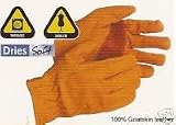 MENS SUPREME GOATSKIN LEATHER GLOVES - LARGE SIZE TAN