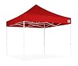E-Z UP Eclipse II 10 by 10 Instant Shelter with Steel Frame, Red