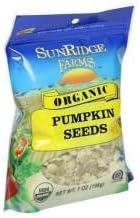 Sunridge Organic Raw Pumpkin Seed, 8 Ounce -- 12 per case.