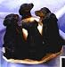 Black Lab Labrador Retriever Dogs Stone Circle Candle Holder - Great New Gift