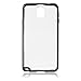 LUVVITT® CLEARVIEW Hybrid Slim Case / Back Cover with Bumper for Samsung Galaxy Note 3 (LIFETIME WARRANTY | Retail Packaging) - Clear / Black