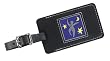 Night Dancer Leather Luggage Tag
