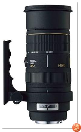 Sigma 50-500mm f/4-6.3 EX DG HSM APO RF Telephoto Zoom Lens for Nikon SLR Cameras