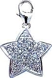 Star, 14K Gold Diamond Charm
