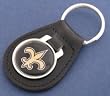 New Orleans Saints Leather Key Chain