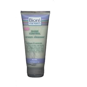 Biore Shine Control Cream Cleanser 185 ml (Haut Creme)