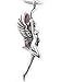 Sterling Silver Goddess Amethyst Healing Crystal Point Pendant