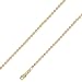 14K Solid Yellow Gold Bead Ball DC Diamond Cut Chain Necklace 3mm (7/64\