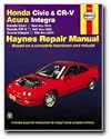 Haynes Manuals - Honda Civic, CR-V, and Acura Integra (94 - 01) Manual (42025)
