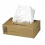 Fellowes - Office Shredder Waste Bag - 38 gal - 50 / Carton - Plastic - Clear