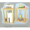 CPU and printer stand - maple