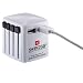 Skross World Travel Adapter 2 & Dualer USB-Ladeger�t. Designed & entwickelt in der Schweiz. Verbinden Sie sich mit der Welt, in �ber 150 L�ndern