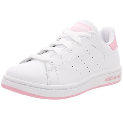 adidas Kids' Stan Smith Trainers - White/Pink - 12.5: Amazon.co.uk: Shoes & Bags