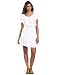 Wrapper Flutter-Sleeve Knit Dress