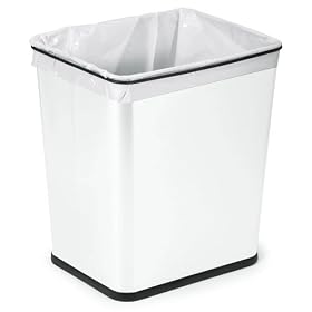 <b>Trash Can - Under Counter Waste Can in White by Polder</b>