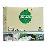 Seventh Generation, Natural Citrus Scent, Powder Laundry Detergent 48 Ounces, 18 loads