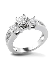 Three-Stone Diamond Ring 2ctw